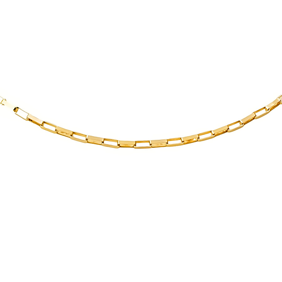 9ct gold 2g 16 inch paperlink Chain